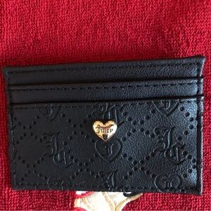 Juicy Couture brand new black light card holder